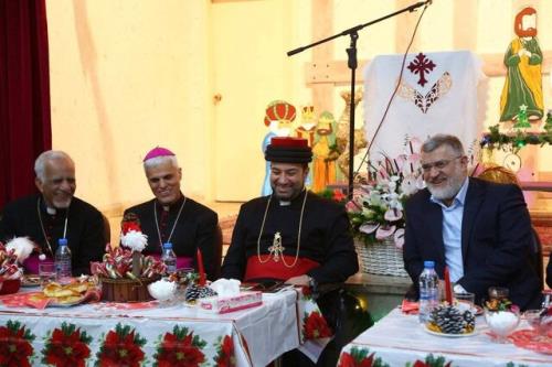 حضور استاندار تهران در جمع مسیحیان کلیسای توما